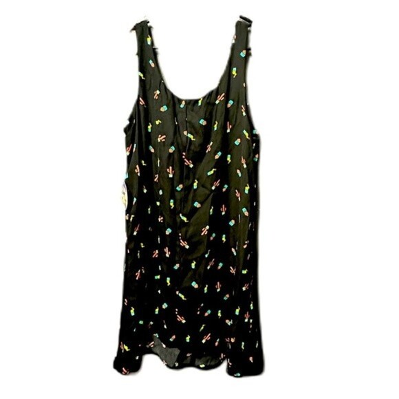 Bebop Short‎ Sleeve Cactus Southwest Boho Pattern Size Medium Dress - Picture 1 of 16